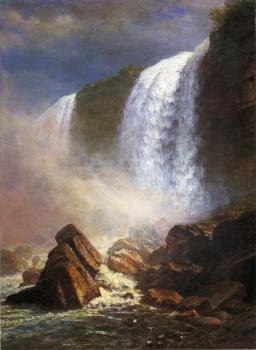 Albert Bierstadt : Falls of Niagara from Below